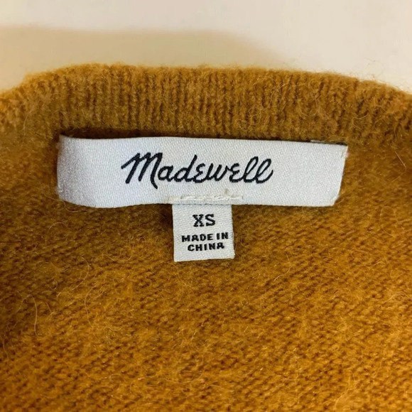Madewell Women's Kent Cardigan Merino Wool‎ Sweater in Coziest Yarn Size XS - Picture 6 of 12